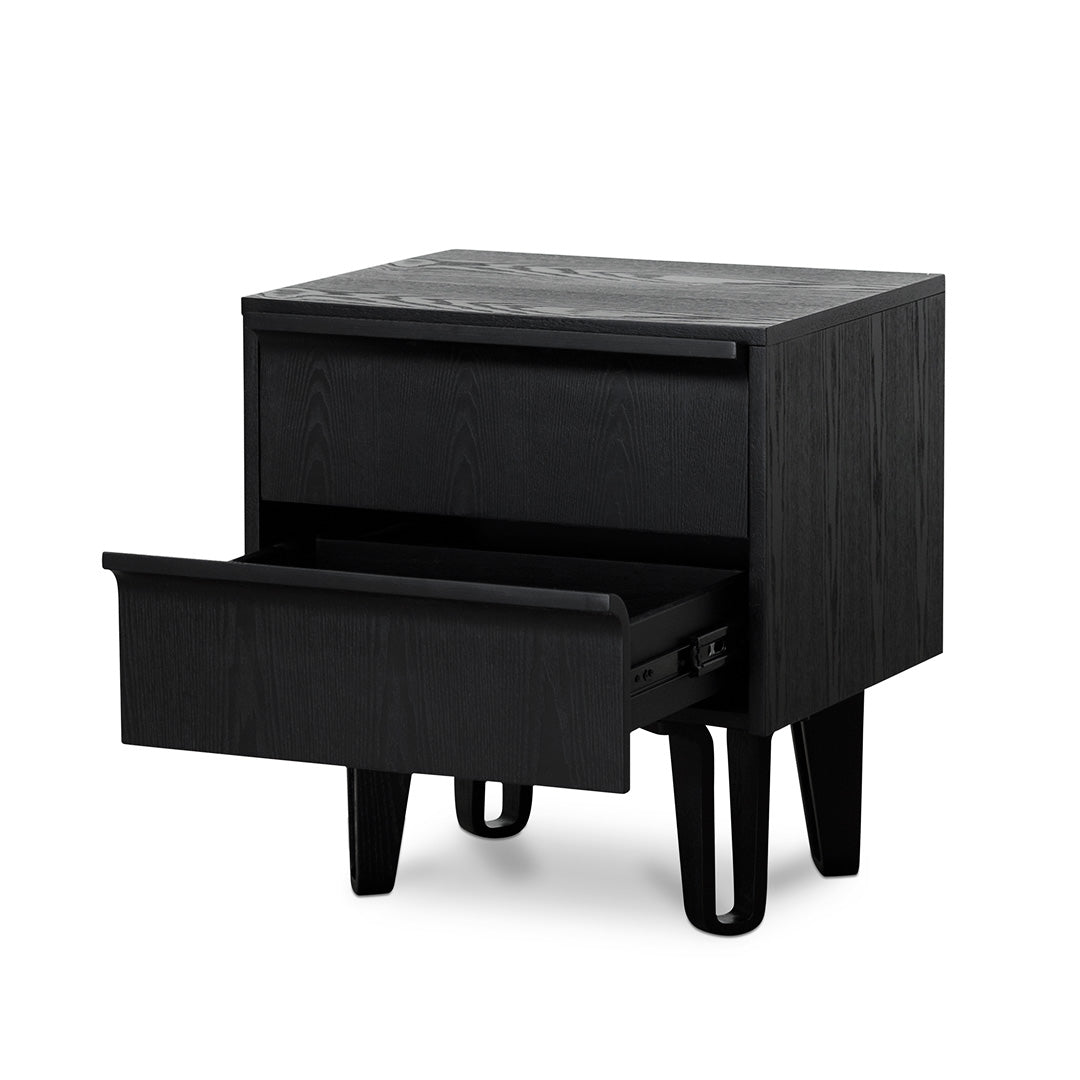 Bedside Table - Full Black-Bedside Table-Calibre-Prime Furniture