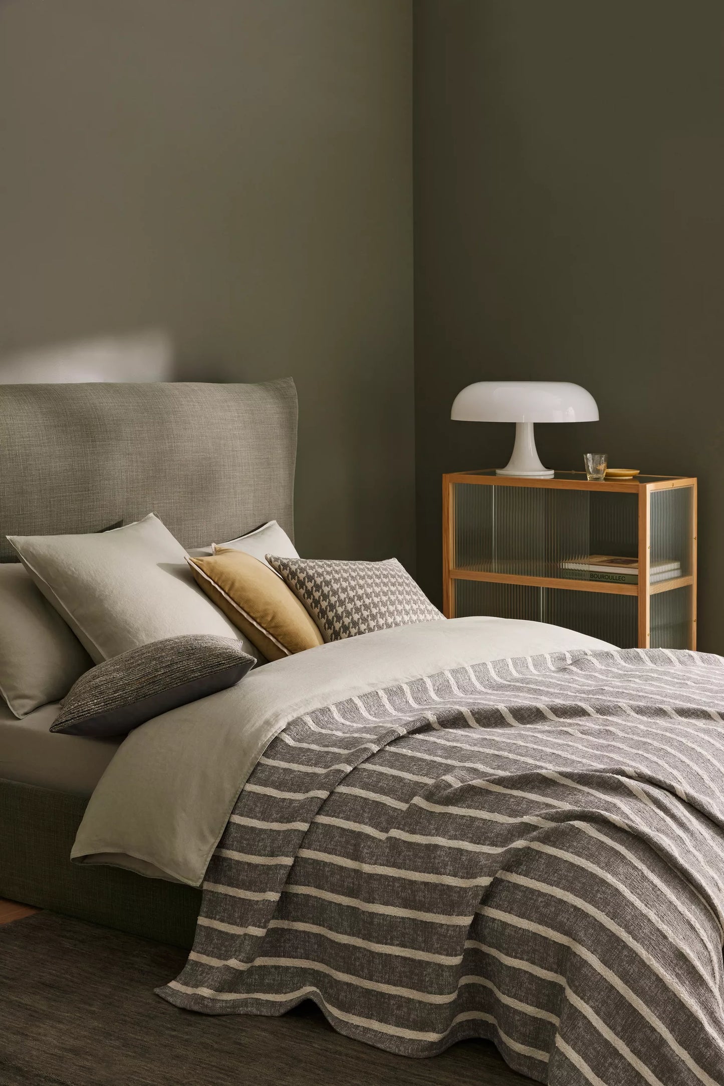 Weave Ravello Linen Flat Sheet - Sage-Sheets & Pillow Cases-Weave-King-Prime Furniture