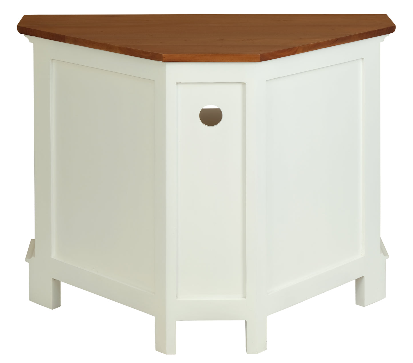 Tasmania 2 Door Corner TV Stand (White Caramel)-TV Stands & Entertainment Units-Centrum Furniture-Prime Furniture