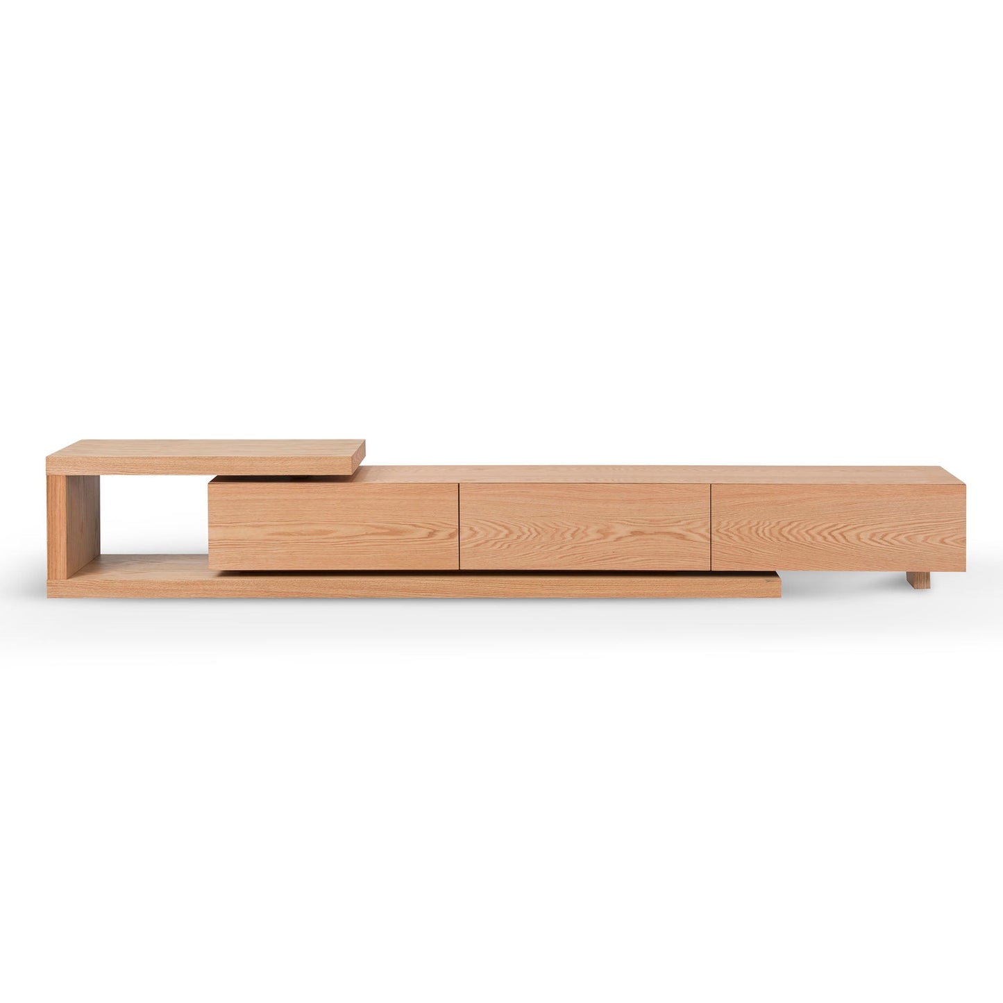 Extendable TV Entertainment Unit - Natural-Entertainment Unit-Calibre-Prime Furniture