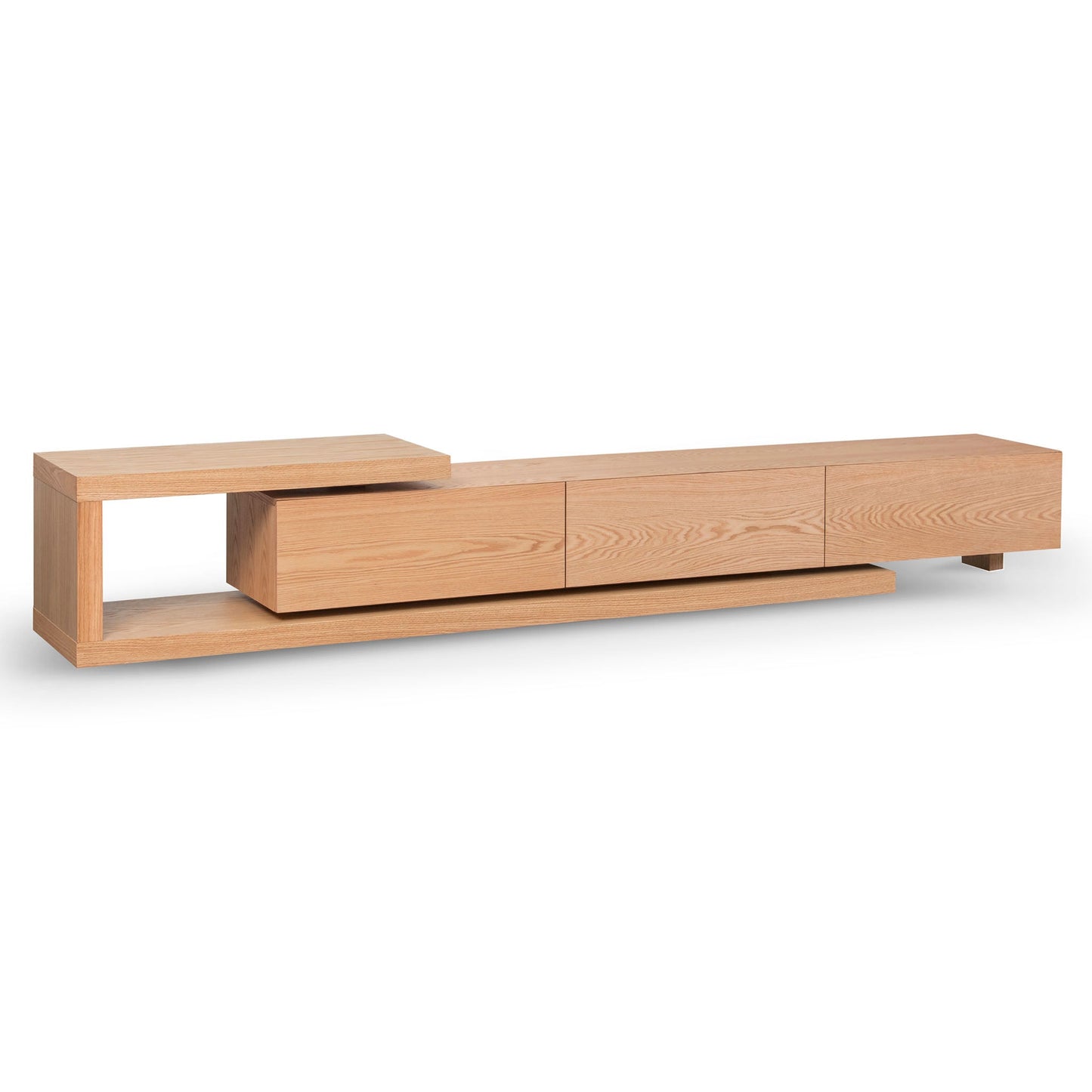 Extendable TV Entertainment Unit - Natural-Entertainment Unit-Calibre-Prime Furniture