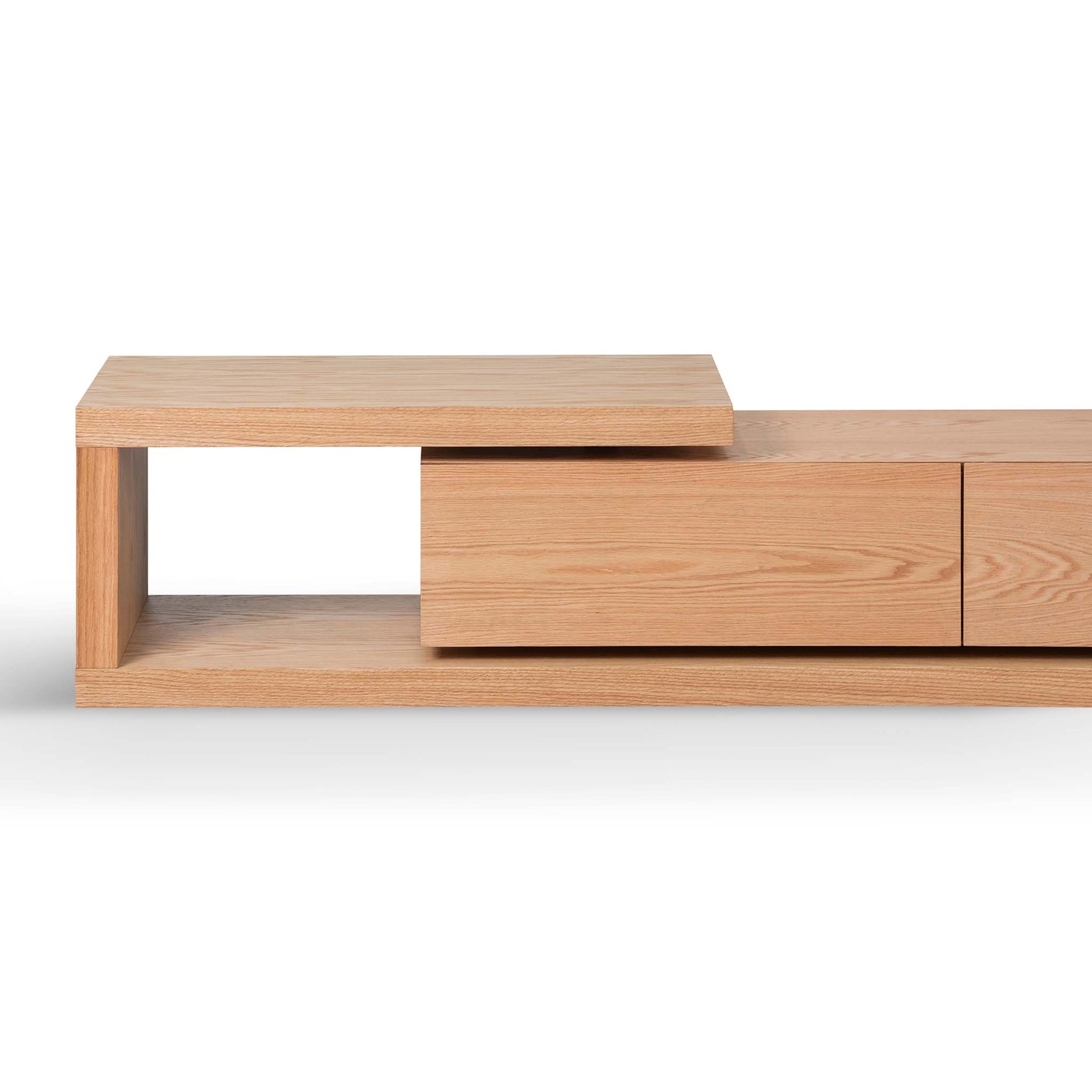 Extendable TV Entertainment Unit - Natural-Entertainment Unit-Calibre-Prime Furniture