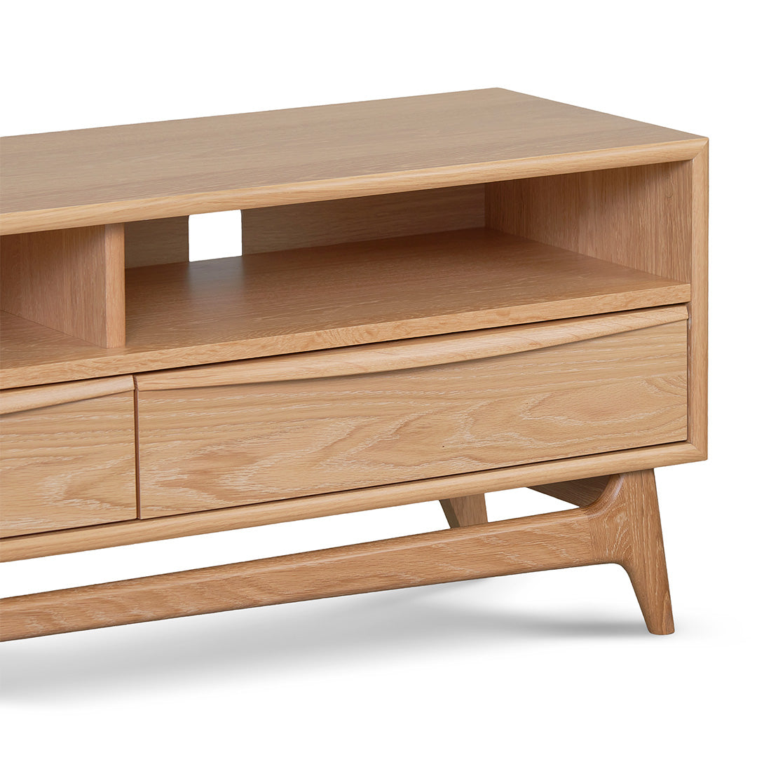 Wide TV Entertainment Unit - Natural Oak-Entertainment Unit-Calibre-Prime Furniture