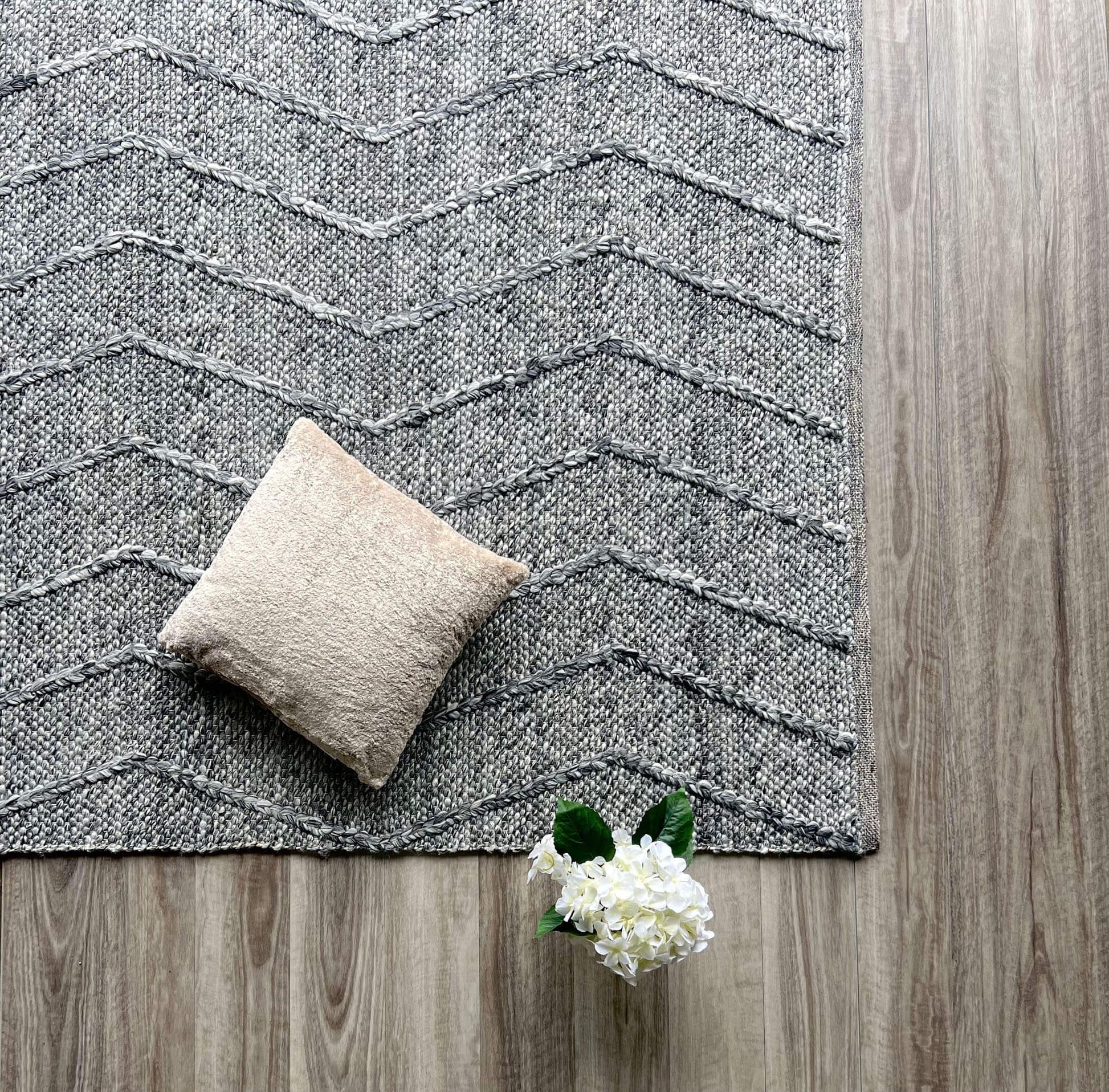 Zig Zag Dark Grey-Rug-The Rug Co-155x225-Prime Furniture