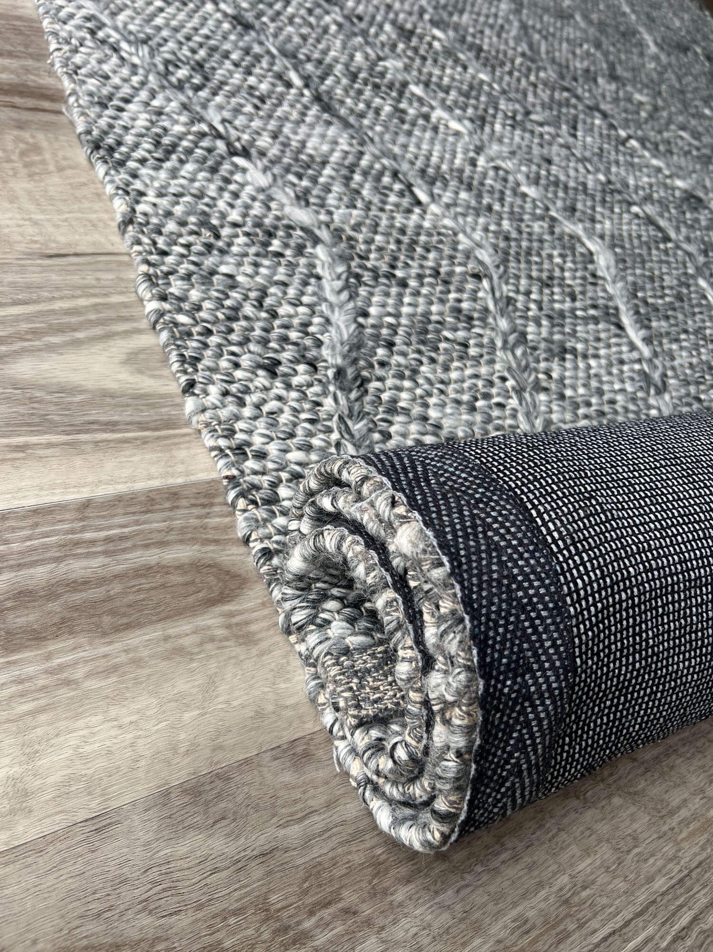 Zig Zag Dark Grey-Rug-The Rug Co-155x225-Prime Furniture