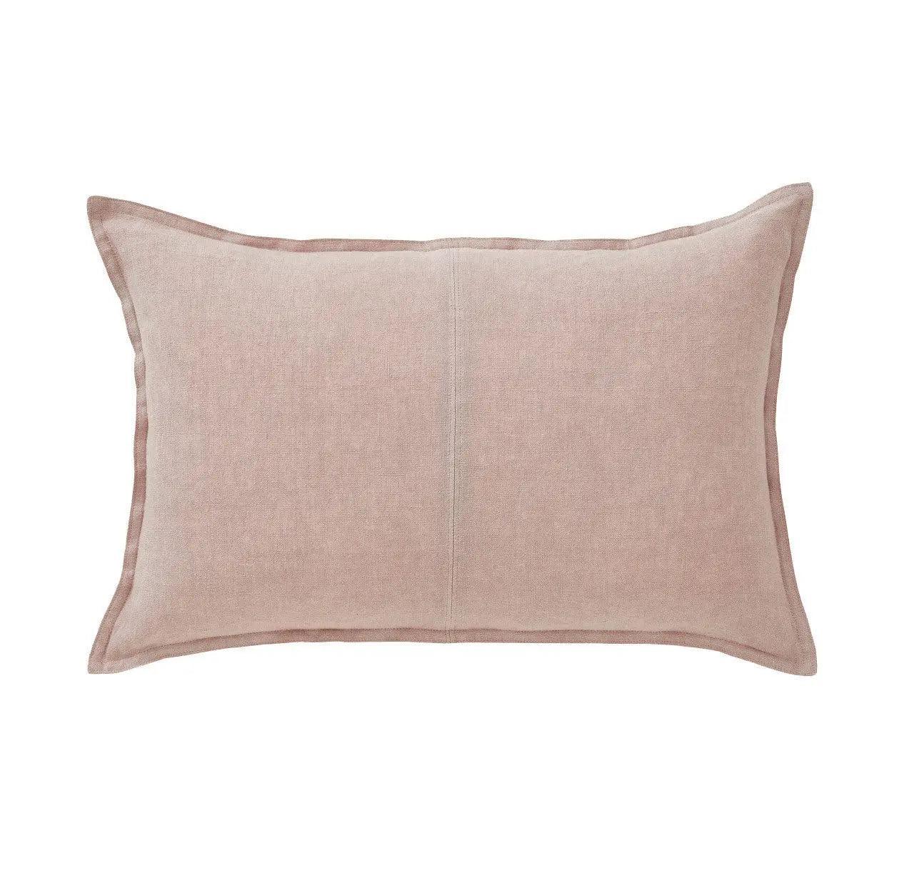 Weave Como Lumbar Cushion - Blush CCJ91BLUS-Cushion-Weave-Prime Furniture