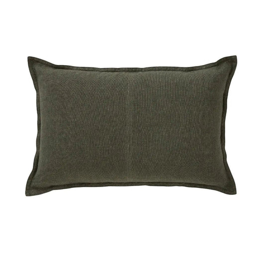 Weave Como Lumbar Cushion - Khaki CCJ91KHAK-Cushion-Weave-Prime Furniture