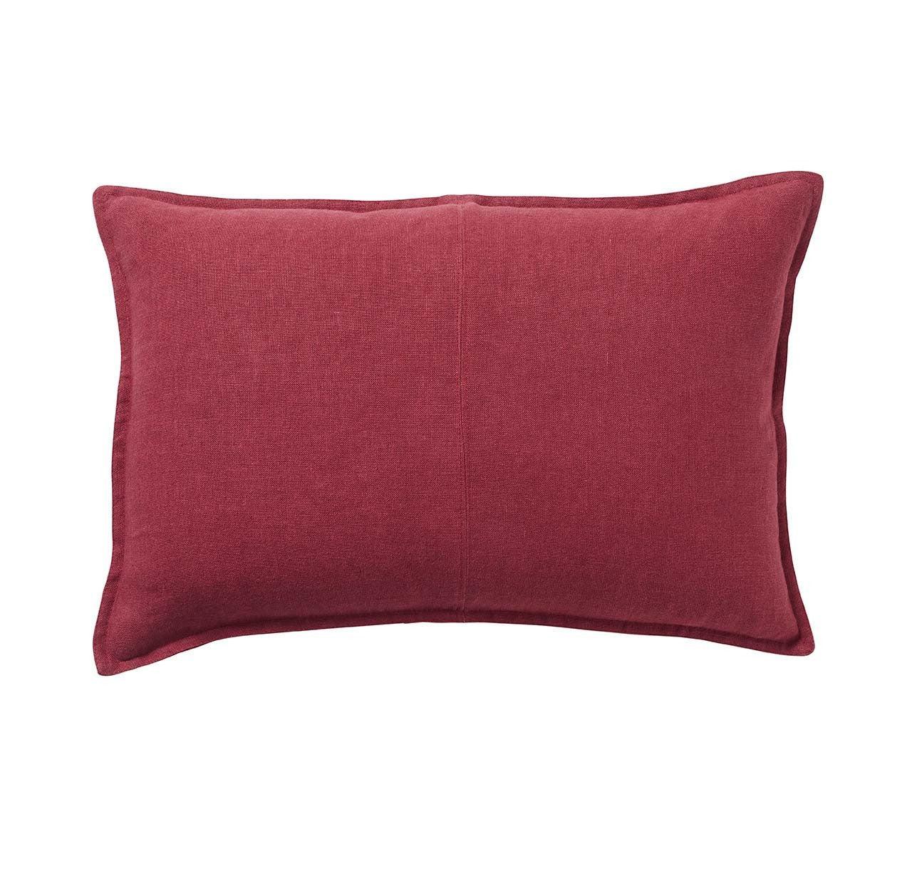 Weave Como Lumbar Cushion - Rhubarb CCJ91RHUB-Cushion-Weave-Prime Furniture