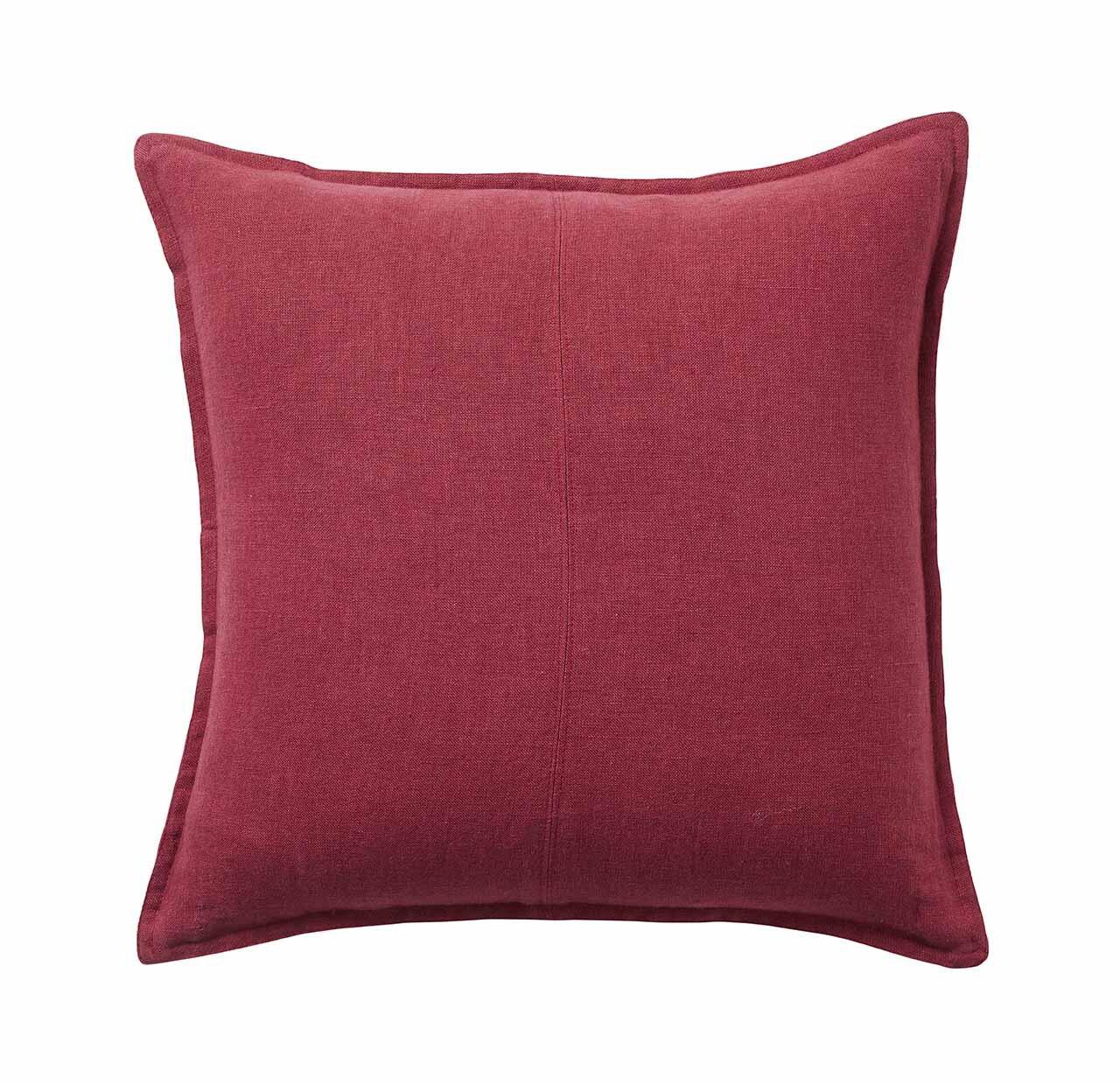 Weave Como Square 50cm Cushion - Rhubarb CCQ91RHUB-Cushion-Weave-Prime Furniture