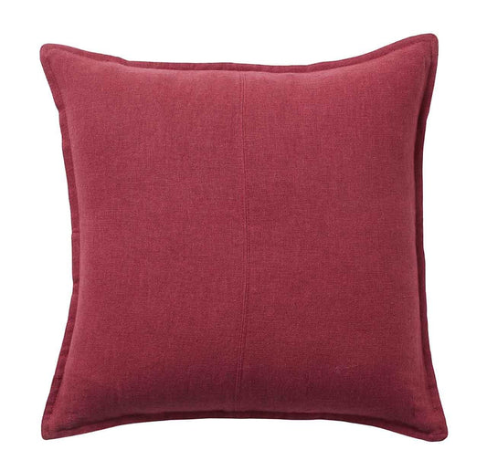 Weave Como Square 60cm Cushion - Rhubarb CCK91RHUB-Cushion-Weave-Prime Furniture