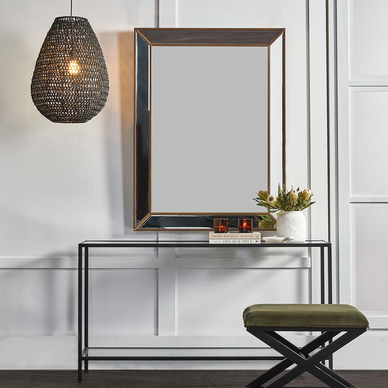 Cafe Lighting & Living Zeta Wall Mirror - Large Antique Gold-Mirror-Cafe Lighting & Living-Prime Furniture