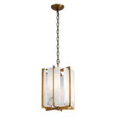 Palermo Alabaster Pendant - Antique Brass-Chandeliers and Pendants-Cafe Lighting & Living-Prime Furniture