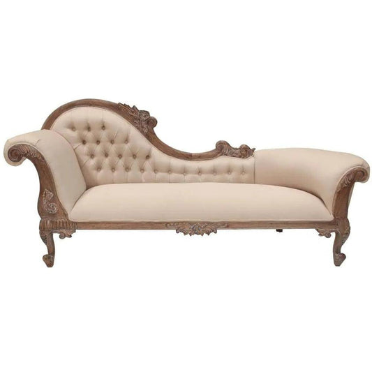 Right Side High Large Carved Chaise Lounge - SofasMCHA108RTER9360245000991 1