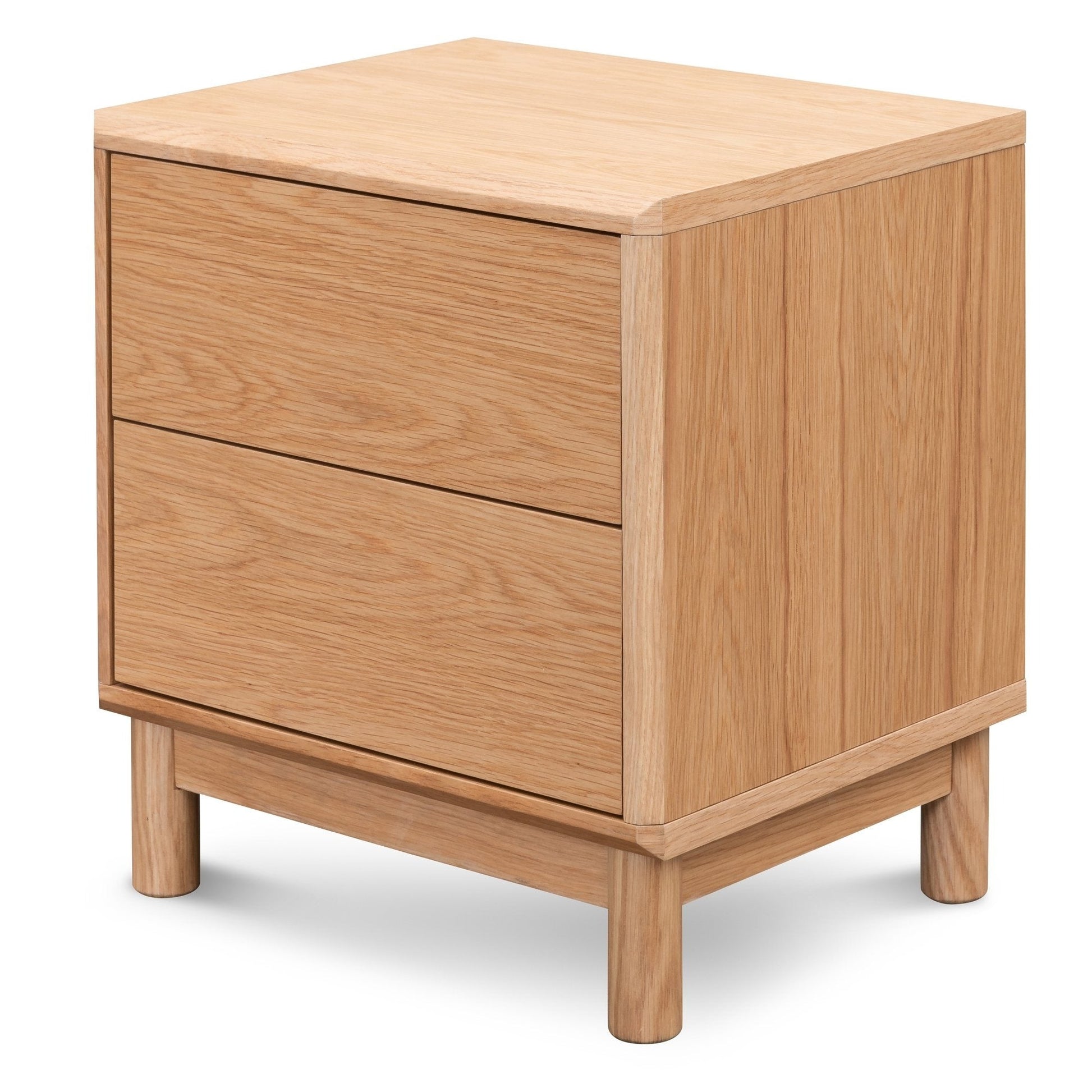 Calibre Bedside Table - Natural Oak-Side Table-Calibre-Prime Furniture