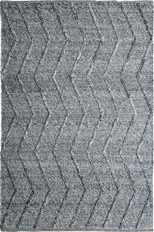 Zig Zag Dark Grey-Rug-The Rug Co-155x225-Prime Furniture