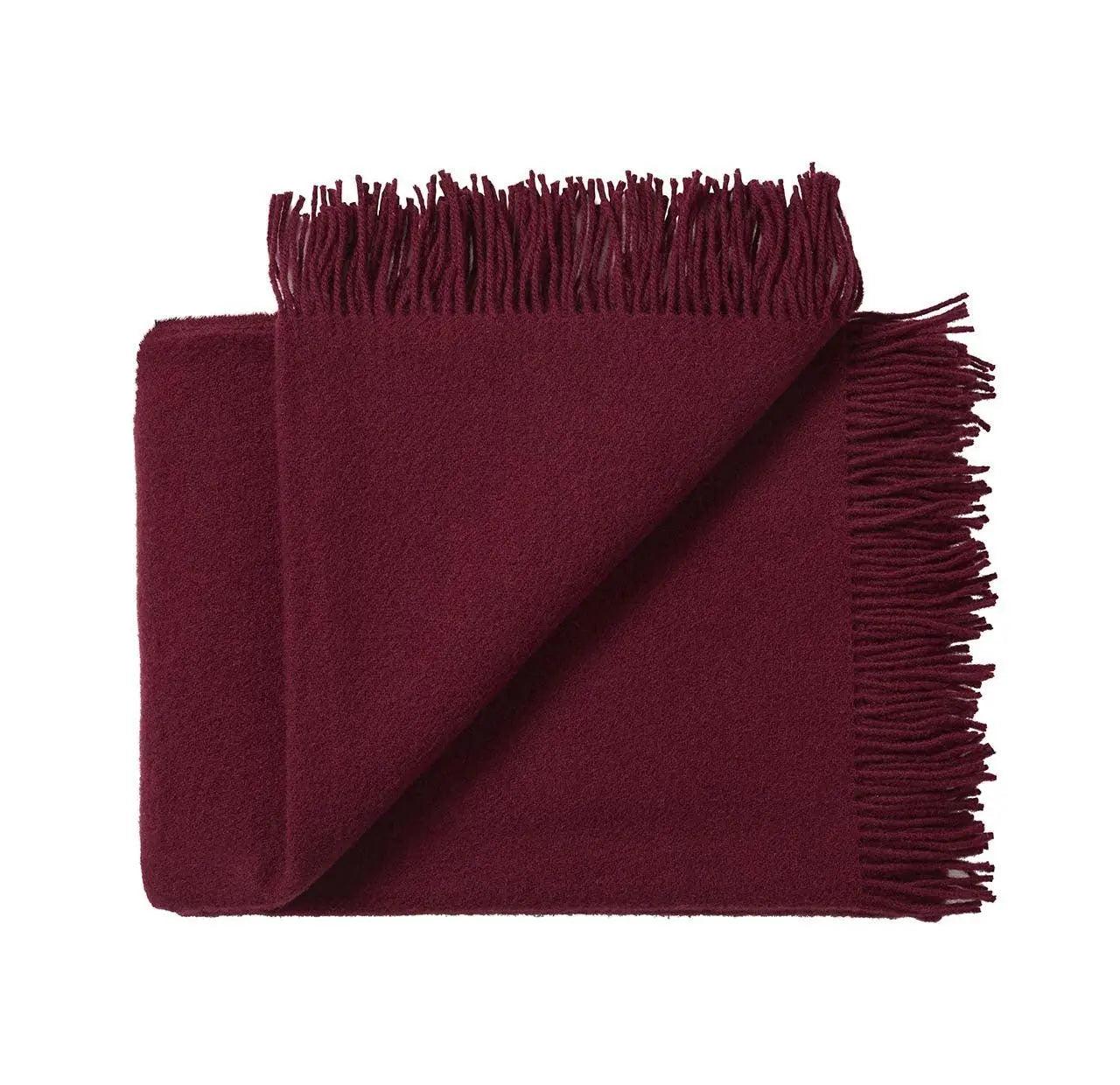 Weave Nevis Throw - Rhubarb - ThrowBNV81RHUB9326963003041 1