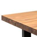 2.1m Dining Table - Natural with Black Leg - Dining TableDT6725-EM 5