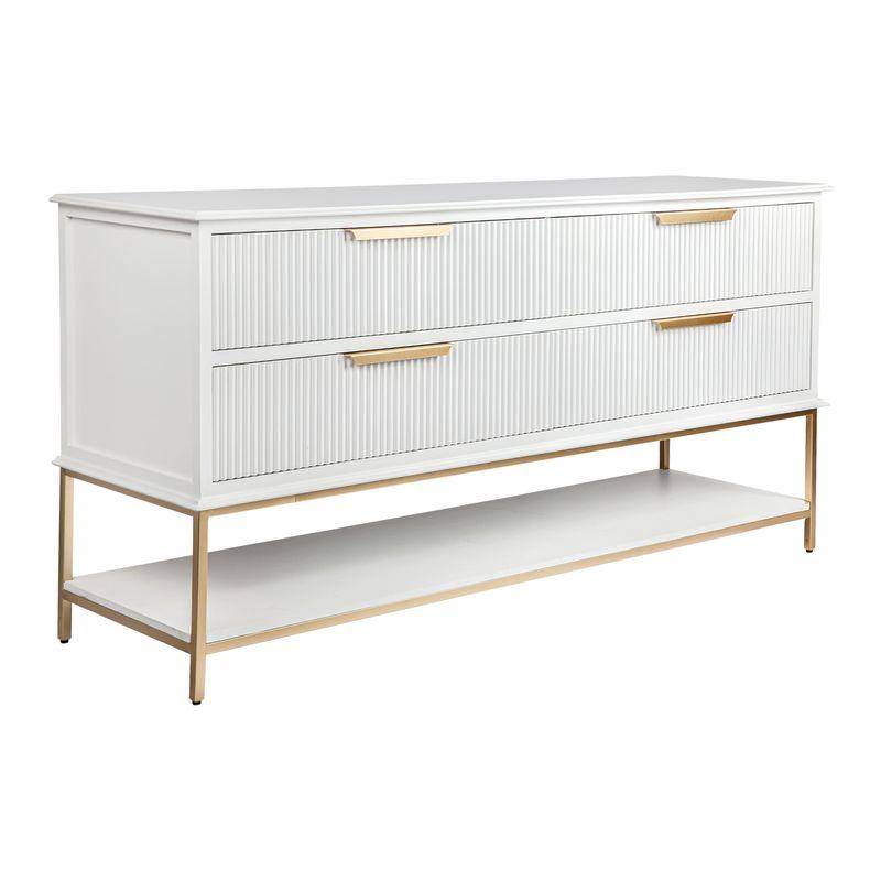 Aimee 4 Drawer Chest - White - Chest Of Drawers329199320294127506 3