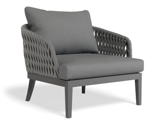 Alma Lounge Chair - Outdoor - Single - Charcoal - Dark Grey Cushion - C1410511759356182096036 1