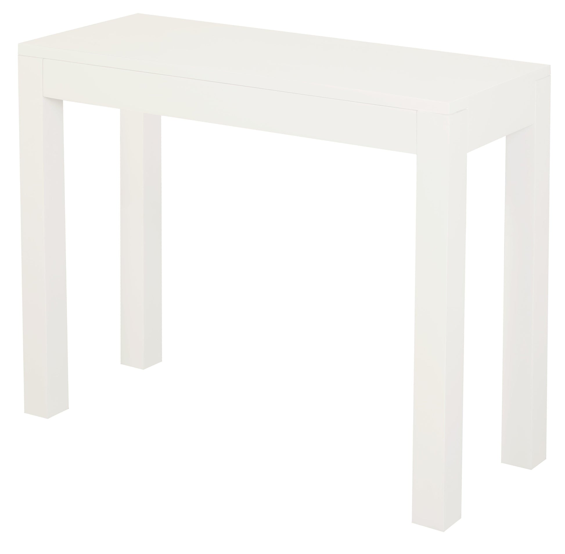 Amsterdam 1 Drawer Sofa Table (White) - TableST 001 TA (WH)754169495558 4