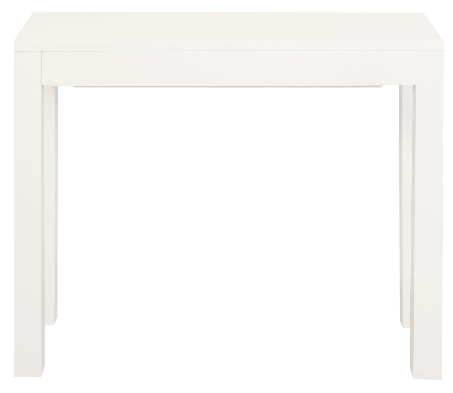 Amsterdam 1 Drawer Sofa Table (White) - TableST 001 TA (WH)754169495558 1