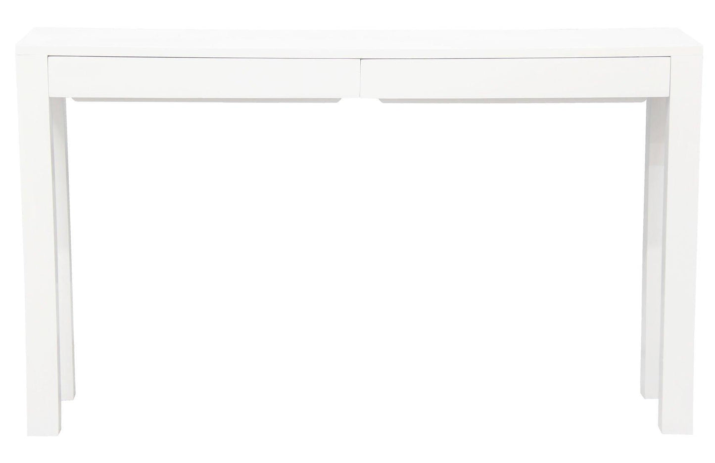 Amsterdam 2 Drawer Sofa Table (White) - TableST 002 TA (WH)754169489038 1