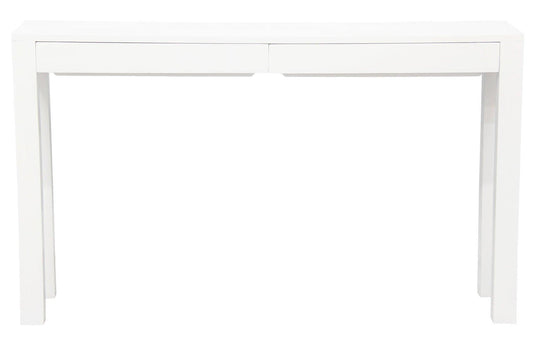 Amsterdam 2 Drawer Sofa Table (White) - TableST 002 TA (WH)754169489038 1