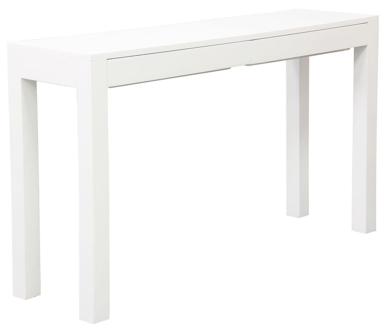 Amsterdam 2 Drawer Sofa Table (White) - TableST 002 TA (WH)754169489038 2