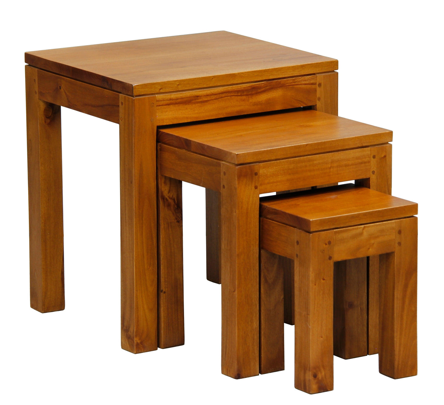 Amsterdam Nest of Table Set of 3 (Light Pecan) - TableNT 300 TA (LP)754169488956 3