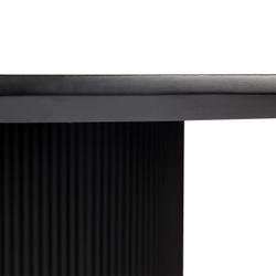 Arlo Oval Dining Table - 2.4m Black - Dining TableB328949320294128923 + 9320294128930 5