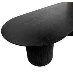 Arlo Oval Dining Table - 2.4m Black - Dining TableB328949320294128923 + 9320294128930 6