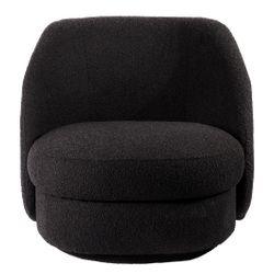 Aurora Swivel Chair - Black Boucle - Chair329509320294127650 3