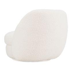 Aurora Swivel Chair - Off White Shearling - Chair329519320294127667 4