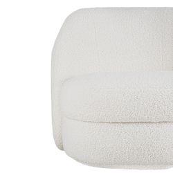 Aurora Swivel Chair - Off White Shearling - Chair329519320294127667 5