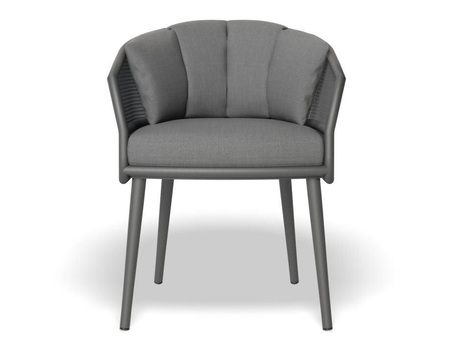 Avila Dining Chair - Charcoal - Dark Grey Cushion - C1410640759356182096609 1