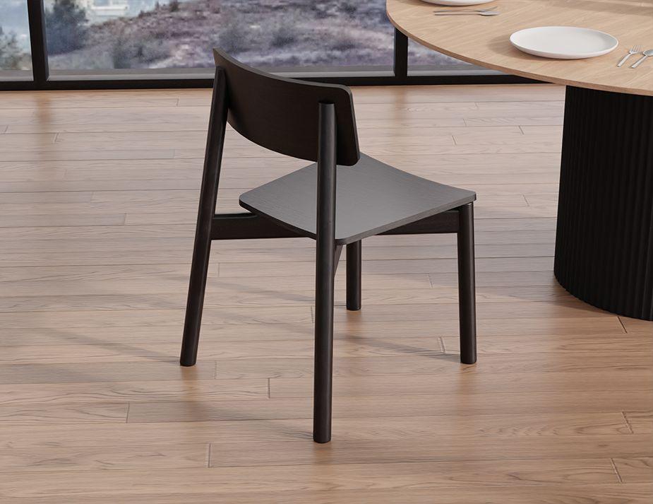 Andi Chair - Black Stained Ash-Level-Prime Furniture