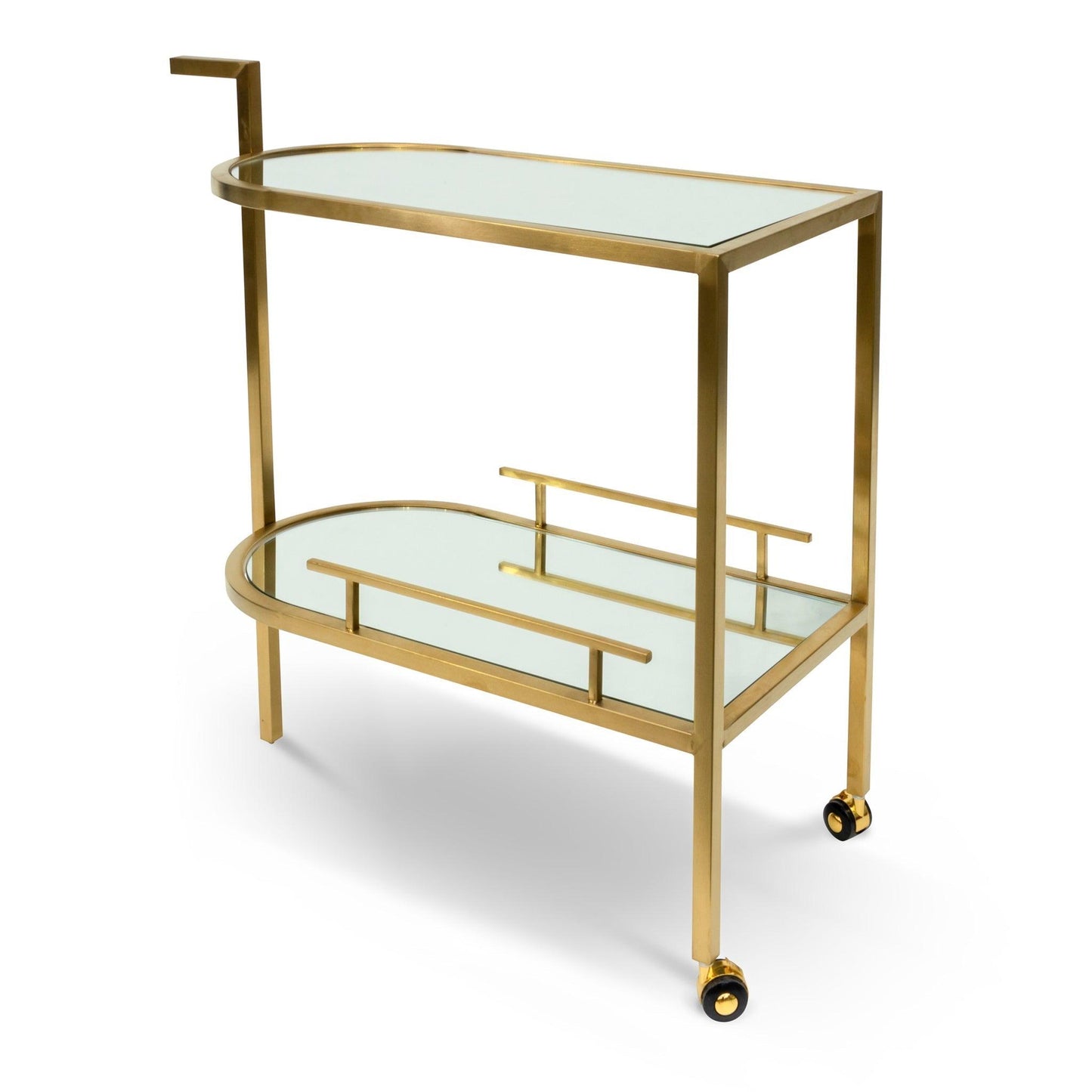 Bar Cart - Mirror and Gold Base - Bar CartBR6955-KS 1