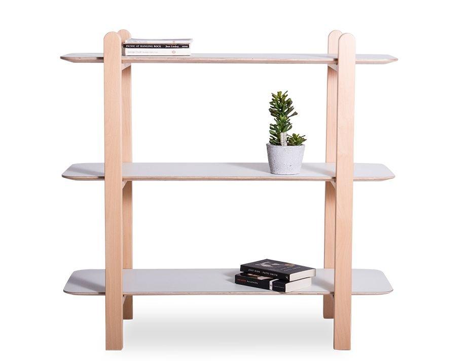 Beni Storage Unit - 3 Shelves - Natural - White - B1251030699356182017260 1