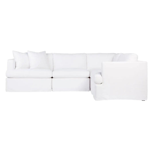 Birkshire Slip Cover Modular Sofa - White Linen Option 1 - SofaB327269320294069165 1