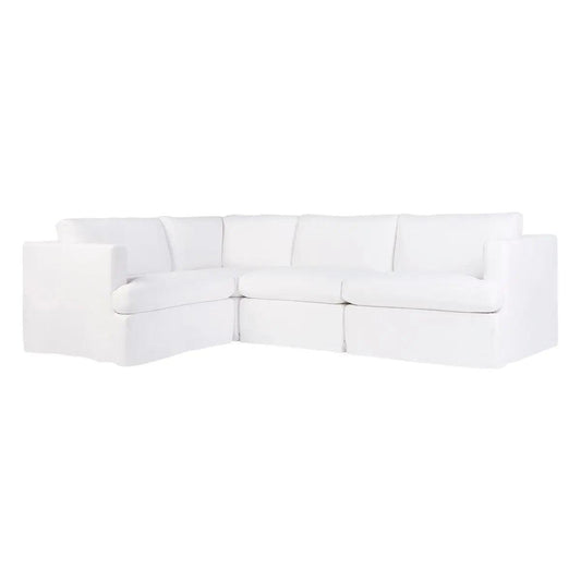 Birkshire Slip Cover Modular Sofa - White Linen Option 2 - SofaB327279320294069196 1