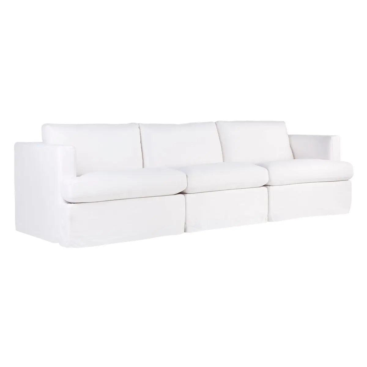 Birkshire Slip Cover Modular Sofa - White Linen Option 3 - SofaB327289320294069172 3