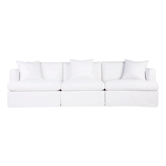 Birkshire Slip Cover Modular Sofa - White Linen Option 3 - SofaB327289320294069172 1