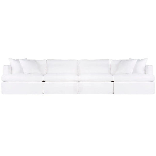 Birkshire Slip Cover Modular Sofa - White Linen Option 4 - SofaB327299320294069219 1