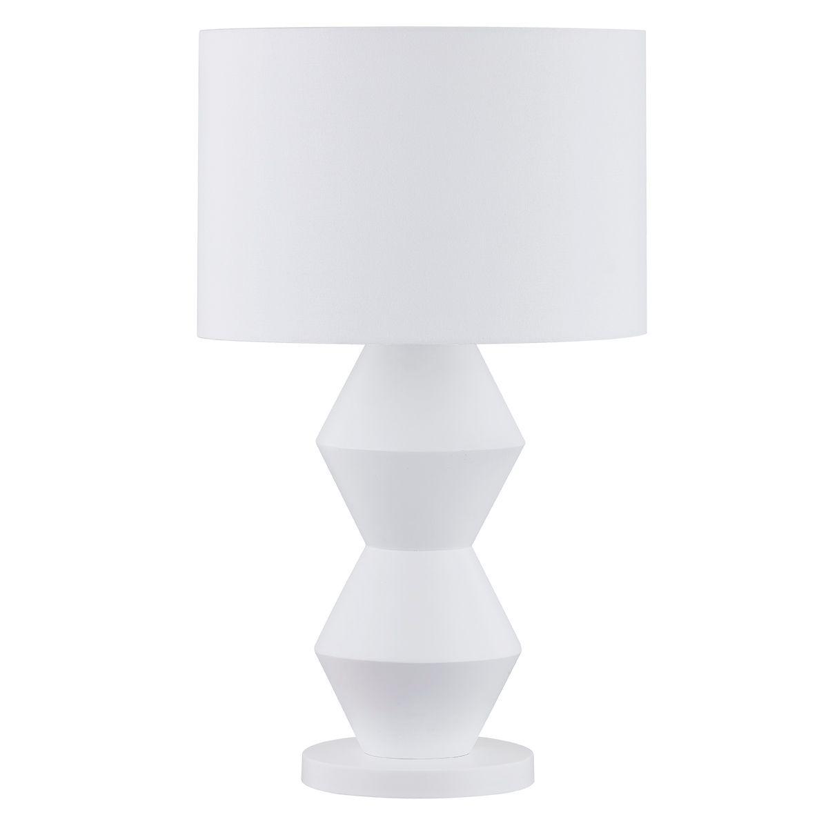 Cafe Lighting & Living Abstract Table Lamp - White-Base and Shade-Cafe Lighting & Living-Prime Furniture