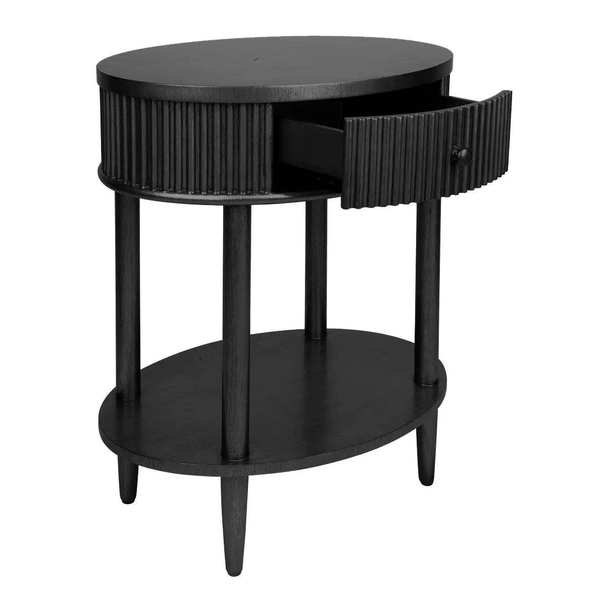 Cafe Lighting & Living Arielle Bedside Table - Small Black - Bedside table325939320294120514 2