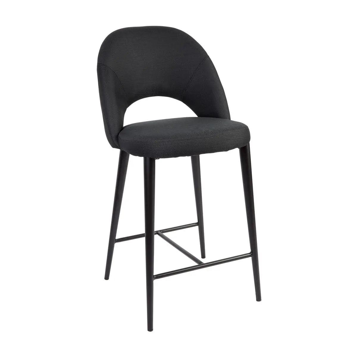 Cafe Lighting & Living Austin Kitchen Stool - Black - Stool325039320294118351 2