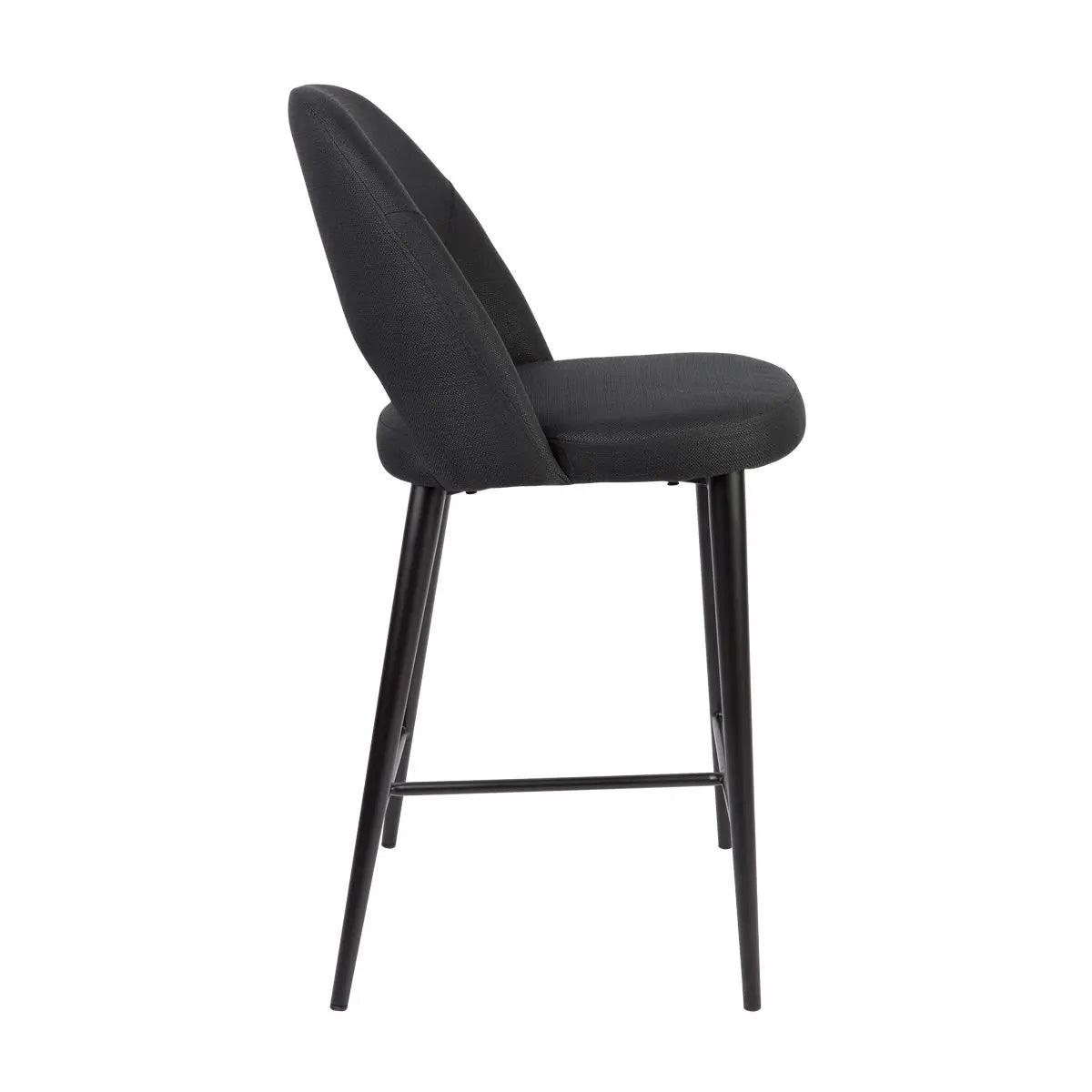 Cafe Lighting & Living Austin Kitchen Stool - Black - Stool325039320294118351 3