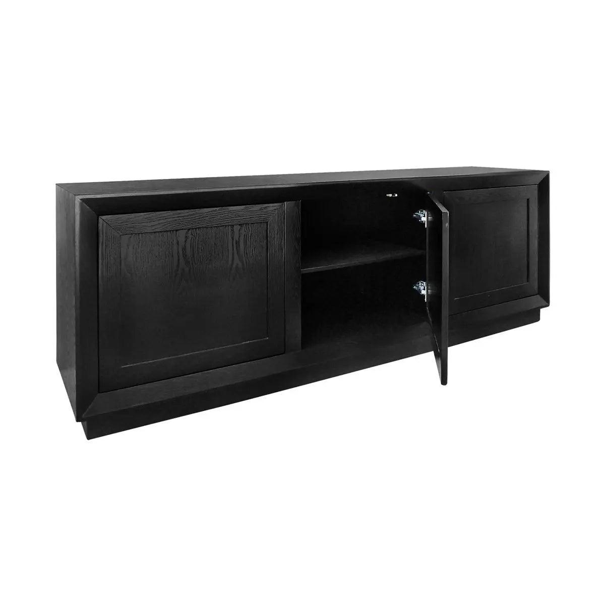 Cafe Lighting & Living Balmain Oak Buffet - Large Black - Buffet323429320294116463 5