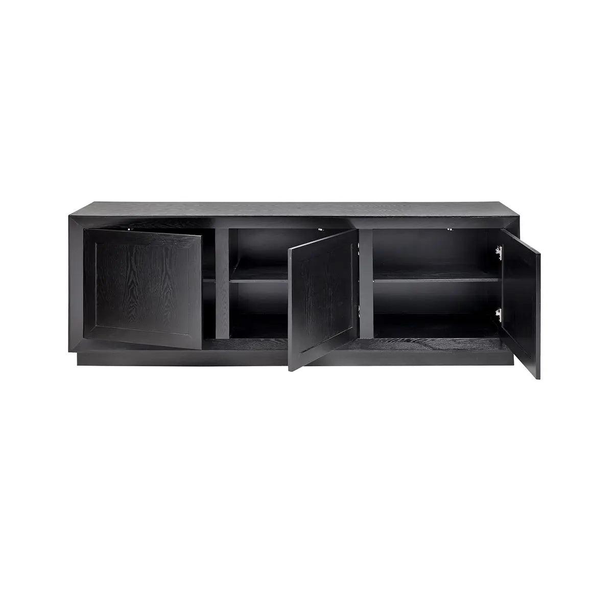 Cafe Lighting & Living Balmain Oak Buffet - Large Black - Buffet323429320294116463 3