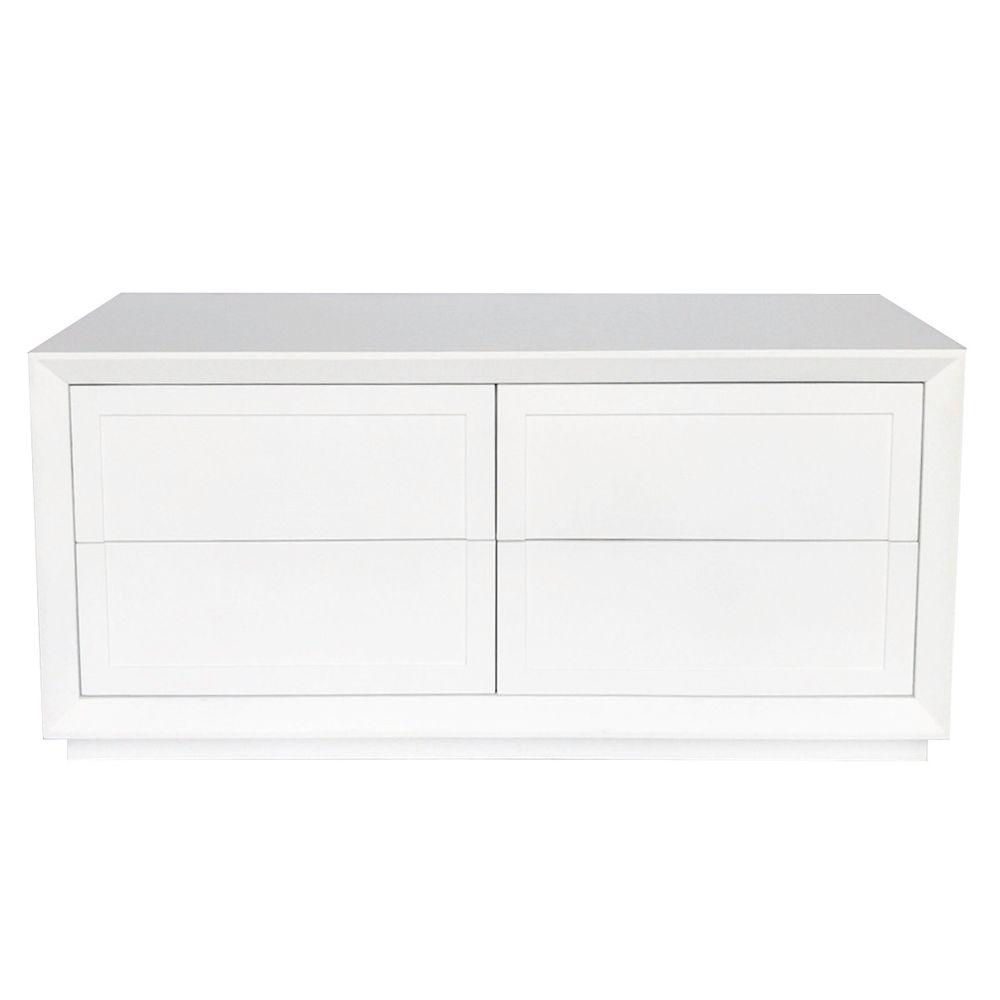 Cafe Lighting & Living Balmain Oak Chest - White - Chest Of Drawers324859320294124154 1